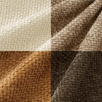 MIULEE Soft Decorative Chenille Fall Pillow Covers Brown 20x20 Pack of 4 - Image 6