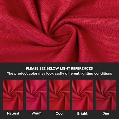Encasa XO Cloth Napkins, Washable, Reusable Cotton 17"x17" - Image 4