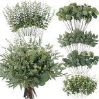 lovemoon 130 Pcs Mixed Eucalyptus Stem, Artificial Greenery Stems for Decor by Lovemoon