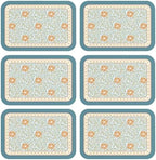 patdrea Designer Vintage French PVC Placemats Set of 6,12"x17"-Wensel A by patdrea