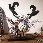 Daifunli Halloween Table Centerpieces Decorations, Witch Boot and Pumpkin by Huiinen