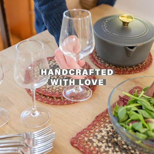 Homespice Chester Jute Braided Table Runner for Cabin Decor, Rect 11x36 - Image 2