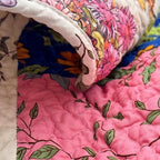 4-Piece Floral Patchwork Quilted Placemats, Original - Image 6