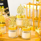 Hoolerry 12 Pcs Ramadan Mubarak Gifts Eid Candle Ramadan Decorations Muslim Islamic Meditation Gift Bulk Scented Lavender Candles Muslim Night Light Favors for Family Home Table Celebration Decor - Image 4