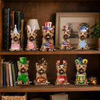 Magnetic Wood Animal Tabletop Decor Interchangeable Holiday (D) - Image 4