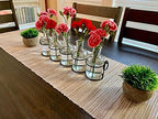 5pc Glass Flower Vase with Metal Holder, Best Vases for Flowers, Set for Home Decor, Wedding Decorations, Table Decor, Kitchen, Bathroom, Bedroom, Shelf Decor, Best Modern Vase for Flower Arrangement - Image 6