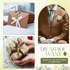 Layhit 12 Pcs Mini Dried Flower Bouquet Boho for Wedding,Fresh - Image 4