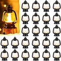 Ferraycle 36 Pcs Mini Lanterns Bulk 4 Inch Black Lamp Table Centerpieces by Ferraycle