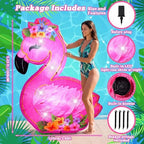Vihose 5.5 ft Inflatable Flamingo Decoration with LED for Summer Party - Image 3