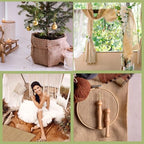Buryeah 1 Pack 40 Inch X 72 ft Burlap Fabrics Roll Natural Jute Garden - Image 5