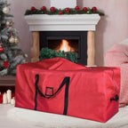 Christmas Tree Storage Bag, 9 ft, 600D Oxford, PURE RED - Image 2