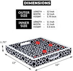 Handicrafts Home Resin Inlay Decorative Serving Tray for Centerpiece, 12x12 - Image 6