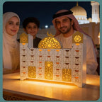 Ramadan Decorations, Wooden Countdown Calendar Mosque Advent Calendar Ramadan Decor Ramadan Gifts Eid Decor - Image 5