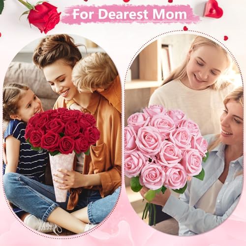 200Pcs White Roses Artificial Flowers Real Touch Velvet Fake Roses Bouquet - Image 7