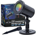 Hanukkah Holiday Projector Lights Outdoor - Waterproof Chanukah LED Light Projector - House Light Show Projector Outdoor - Hanukkah Lights Decorations by The+Hanukkah+Company