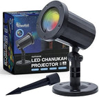 Hanukkah Holiday Projector Lights Outdoor - Waterproof Chanukah LED Light Projector - House Light Show Projector Outdoor - Hanukkah Lights Decorations by The+Hanukkah+Company
