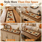 Autumn Quilted Table Runner - Fall & Halloween Seasonal Table Decor，Autumn：M(14×72'') - Image 7