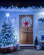 Blue White Christmas Lights Outdoor,Total 710FT 1800 LED,Extra Long String Lights Waterproof, Timer & Memory, 8 Modes Dimmable Plug in Fairy for Outside Tree Wedding Patry - Image 2