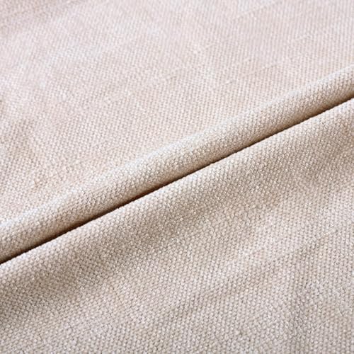 Set of 4 Soft Textured Decorative Throw Pillow Covers 20x20 Inch Cozy Farmhouse Cushion Cover Square Accent Pillow Cases for Bed Couch Sofa Living Room, Light Beige - Image 6