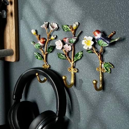 Vintage Wall Hooks Decorative Rack Hangers, 3 Pack Metal Wall Mounted Hook for Hanging Coats - Image 6
