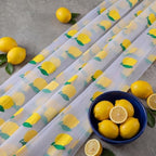 8 Pcs Lemon Table Runner 29 x 70 in Lemon Tablecloth Citrus Decor - Image 5