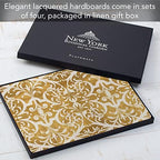 Gilded Boxed Set of 4 Premium Hardboard Placemats - Image 7