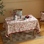 ISAENNE Designer French Elegant Rectangular Tablecloth,118"x67" - Image 4