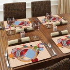 CounterArt Carpet Designs by FLW Boxed Set of 4 Hardboard Placemats - Image 6