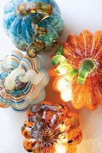 Boston International Handblown Glass Pumpkin Tabletop Décor, 5.5 x 8.5-Inches, Copper Canyon - Image 4