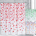Remerry 3 Pcs Easter Shower Curtain for Bathroom Decor with Hooks St Patrick's Day Valentine's Day Holiday Shower Curtains Set,71 x 71 Inch,Waterproof Fabric Bathtub Bathroom Decor(Bright Style) by Remerry