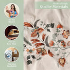 Maison d' Hermine Cloth Napkins Set of 4 Reusable 100% Cotton (20" x 20") - Image 3