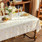 Ramadan Mubarak Tablecloths for Eid Mubarak Decorations Moon Star Table Cloth Rectangle Table Cover for Kitchen Dining Home Party Decorations - Image 4