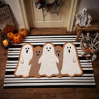Moucuny 2 Pcs Halloween Ghost Coir Doormat Outdoor, Non-Slip Backing - Image 5