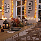 Ceenna 4 Pack Fall Garland String Lights, 23 ft 80 LED Maple Lighted - Image 5