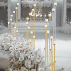 2Pcs Gold 9-Arm Floor Candle Holders for Pillar Candles,44inches Tall - Image 4