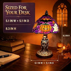 Handcrafted Halloween Painted Lamp - Image 5