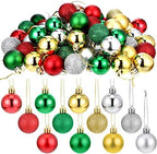 Boao 96 Pcs Mini Christmas Balls Tree Ornament, Classic, 1.57 Inch by Boao