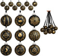 Thiccywoov 9 Pcs Glass Pagan Yule Ornament for Xmas Tree 3.15" Viking Decor by Jgiusenfg