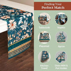 Maison d' Hermine Table Runner 100% Cotton 14.50" x 108" (Double Layer) - Image 5