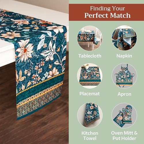 Maison d' Hermine Table Runner 100% Cotton 14.50" x 108" (Double Layer) - Image 5