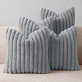 Dark Gray Throw Pillow Covers 20 x 20 Set of 4, Cute Boho Throw Pillow Cover for Couch/Bed, Decorative Pillows Covers for Sofa/Bed, Accent Pillow Covers for Living Room, Rustic/Home/Room Decor by Unknown