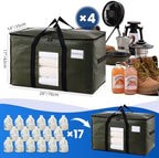 TAILI 4 Pack Green Extra Large Moving Bags,Storage Bag with Visible Window - Image 6