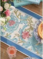 Patdrea Designer Vintage French Linen Table Runner,12"X118"-from - Image 6