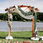 Ouddy Decor 2 Pack Eucalyptus Garland Artificial Greenery Vines with Buds - Image 5