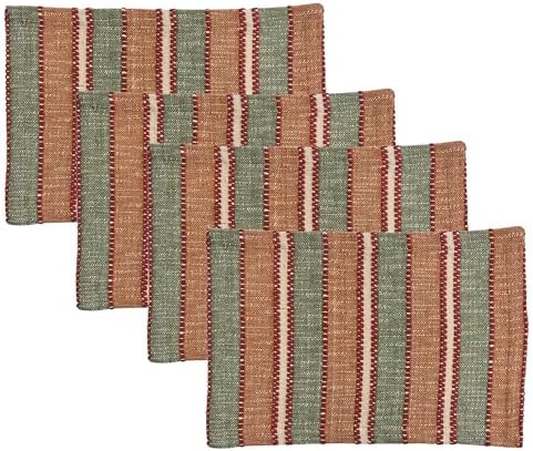 Park Designs Toffee Placemat Set of 4, Braided Cotton by ParkDesigns