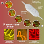 Hello Fall Neon Sign Dimmable Autumn Neon Led Lights with Maple Leaf - Image 3