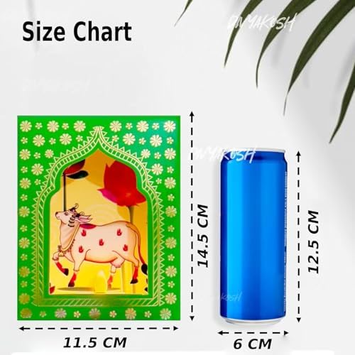Divyakosh Paper Deep Dwar (Pack of 4) with LED Candles | Jharokha Style Home Décor Item, Ganpati Diwali Decor, Pooja/VAR Laxmi Decoration | Wall Decor, Stairs Decoration, Easy DIY Craft | - Image 3