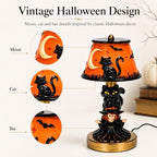 Halloween Table Lamp for Indoor Decorations (Black Cat Witch) - Image 3