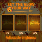 Give Thanks Neon Sign for wall decor Pumpkin Thanksgiving LED neon Lights - Image 4