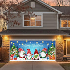 Garage Door Christmas Cover 7x16FT: Garage Christmas Decorations with Bar Magnets & Ropes, Holiday Garage Door Banner Decorative Xmas for Indoor Outdoor [Include Installation Instructions] - Image 7